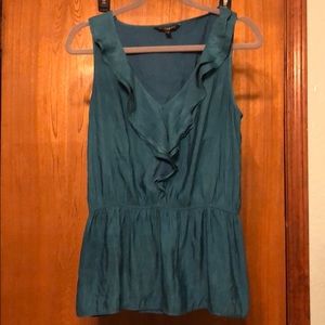 Teal Peplum Top